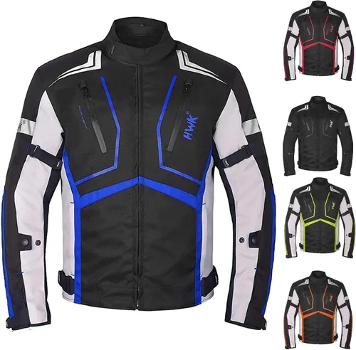 Miniatura 8 de Chaqueta de moto para hombre CE Blindado, Impermeable, para todo clima, M