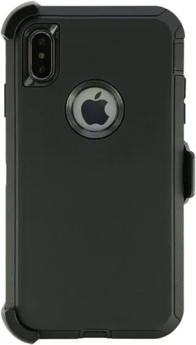 Miniatura 9 de Funda para iPhone XR (6.1 pulgadas) con 2 protectores de pantalla Resistente de cuerpo completo de grado militar protección contra caídas Funda