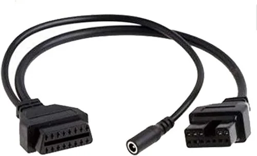 Miniatura 5 de Adaptador de diagnóstico de conector OBD OBD2 compatible con Mazda 16 pin a 17 pines adaptador (compatible con Mazda-16T17)
