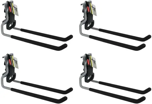 Miniatura 16 de Rubbermaid FastTrack - Organizador de garaje multiusos, capacidad de 50 libras, sistema de almacenamiento montado en la pared de níquel satinado