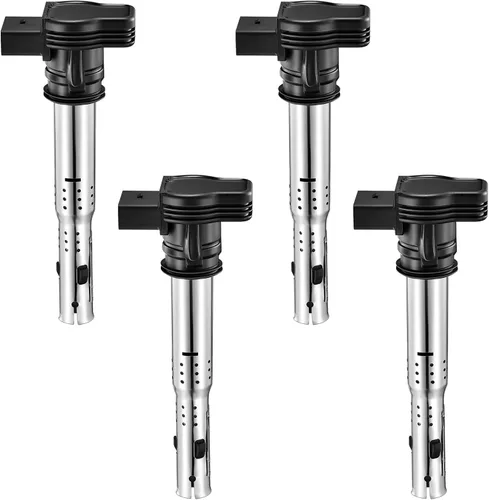 Miniatura 49 de BDFHYK Paquete de bobina de encendido y bujías de iridio compatibles con Audi Volkswagen 2.0L L4 4.2L V8 para UF575 PFR7S8EG, juegos de 4