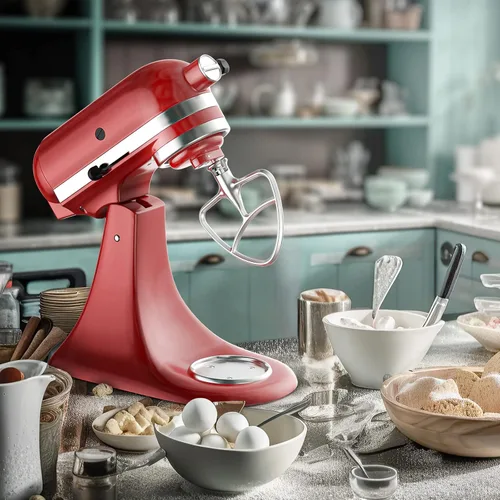 Miniatura 6 de Cofun Accesorio de paleta de acero inoxidable para mezclador KitchenAid, batidor plano para mezclador KitchenAid, se adapta a mezclador de cabeza