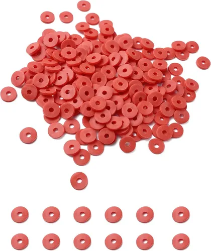 Miniatura 8 de 3000 cuentas Heishi de arcilla polimérica, cuentas espaciadoras planas y redondas para hacer joyas, pulseras, collares, aretes, accesorios