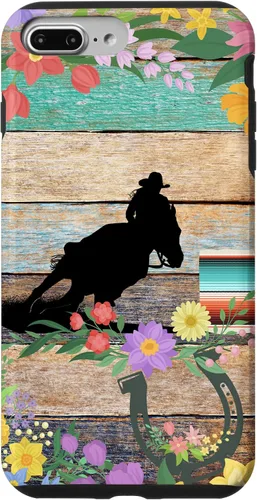 Miniatura 12 de Cute Serape Spring Flower Rodeo Western Horse Barrel Racing Case for iPhone 17