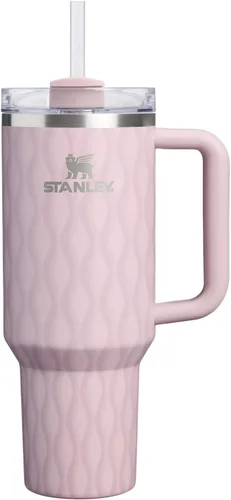 Miniatura 172 de Stanley Quencher H2.0 - Vaso de acero inoxidable con asa, pajilla y tapa FlowState giratoria de 3 posiciones; aislamiento térmico, sin BPA; apto