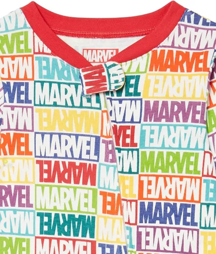 Miniatura 69 de Amazon Essentials Disney Marvel Star Wars - Pijama unisex de algodón con pies para bebés y niños pequeños, paquete múltiple