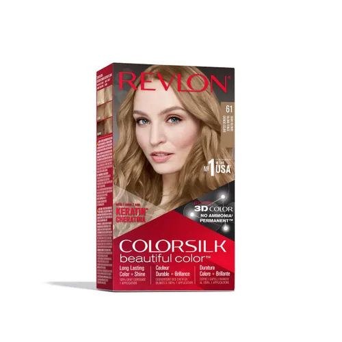 Miniatura 41 de Revlon Colorsilk - Tinte para el cabello, rubio ceniza oscuro, paquete de 3 unidades 60 rubio ceniza oscuro