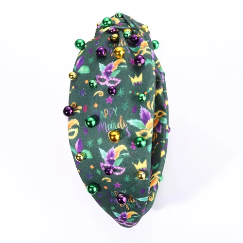 Miniatura 9 de Diadema con cuentas de poni, diadema de Raninbow, cinco de mayo, cinco de mayo, disfraz de fiesta, accesorio para el cabello, con cuentas de arco