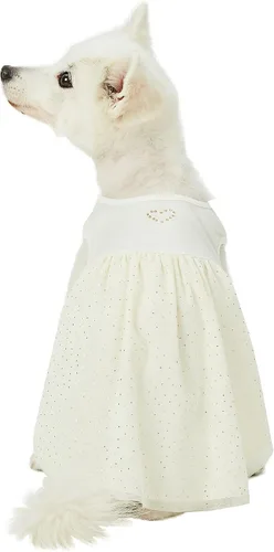 Miniatura 13 de Blueberry Pet My Little Princess - Vestido de tul para perro, color rosa bebé con delicada flor, longitud de espalda de 14 pulgadas, paquete de 1