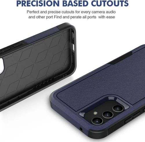 Miniatura 28 de Jeylly Compatible con Samsung Galaxy A22 5G Funda, Funda Samsung A22 5G con 2pcs protectores de pantalla de vidrio templado