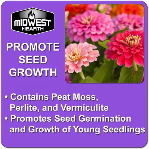 Miniatura 3 de Seed Starter - Mezcla natural de tierra para macetas para germinación y crecimiento (fabricada en Estados Unidos) (8 cuartos secos)