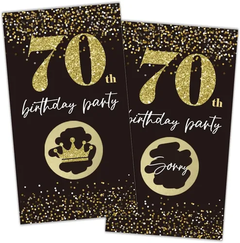 Miniatura 10 de REWIDPARTY Tarjetas de juego para rascar para fiesta de cumpleaños número 50 de oro blanco (32 unidades) tarjetas de rascar para fiesta de 115B