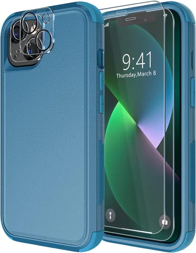 Miniatura 34 de Diverbox Funda para iPhone 13 [A prueba de golpes] [A prueba de caídas] [A prueba de polvo], Funda de Teléfono de Protección Resistente para Apple