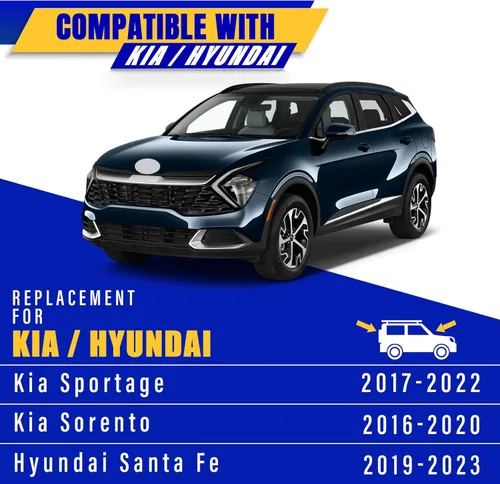 Miniatura 5 de 3 limpiaparabrisas de repuesto para KIA Sportage 2017-2022/Hyundai Santa Fe 2019-2021 2022 2023, escobillas limpiaparabrisas de repuesto