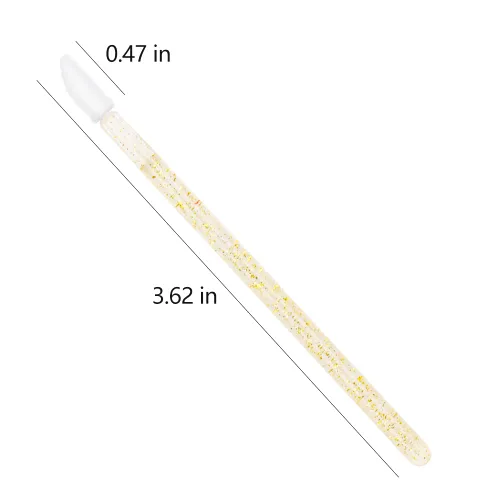 Miniatura 2 de Juego de 300 brochas desechables para labios (dorado)