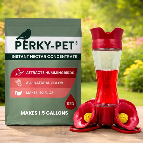 Miniatura 9 de Perky-Pet Concentrado instantáneo de néctar en polvo de colibrí, bolsa de 2 libras, 244SFB, hace 192 onzas de néctar de alimentos líquidos