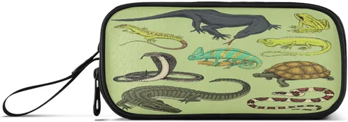 Miniatura 16 de Fisyme Estuche para lápices de texto con números negros de béisbol, caja de gran capacidad, organizador de papelería, bolsa personalizada