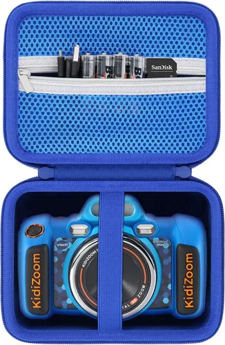 Miniatura 9 de co2CREA Funda rígida de repuesto para cámara VTech Kidizoom Duo DX/Deluxe/Twist/Pix/Pix Plus Selfie (funda azul)