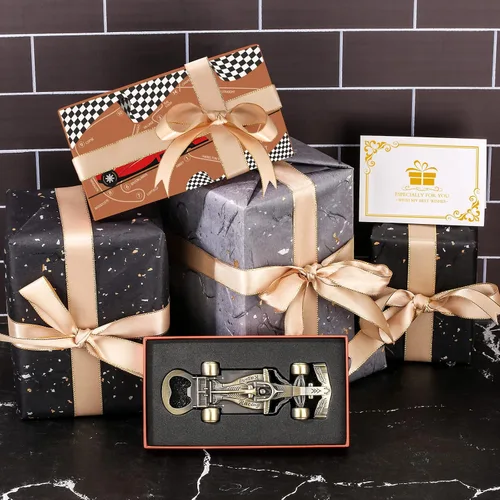 Miniatura 7 de Regalos de autos de carreras para hombres y mujeres, abrebotellas de coche de carreras, regalos únicos de carreras para hombres, él, papá, novio