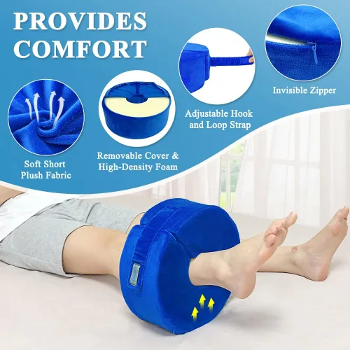 Miniatura 6 de Almohada de elevación de piernas Almohada de elevación de pie y tobillo Almohada de soporte de pierna para elevar la cuña del pie, almohada
