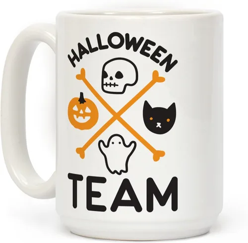 Miniatura 100 de LookHUMAN Taza de Café de Halloween – Halloween Is Meowgical Tazas, Taza de Café Espeluznante Idea de Regalos de Taza, 15 Onzas 10-Blanco
