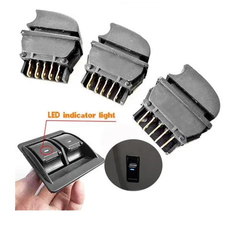 Miniatura 4 de Kit de interruptor de ventana eléctrica universal de 12 V, kit de arnés de cableado para vehículos de 2 puertas, conversión de bricolaje a ventanas