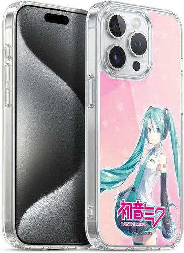 Miniatura 180 de Head Case Designs Licencia Oficial Hatsune Miku Gráficos Lindos Carcasa de Gel [Protección de Grado Militar] Compatible con Apple iPhone 7