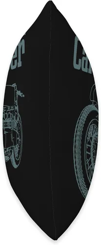 Miniatura 2 de American Cafe Racer Motorcycle Apparel and Merch Cafe Racer Biker Men Women Adult Teens Boys Girls Kids Youth Throw Pillow, 16x16, Multicolor