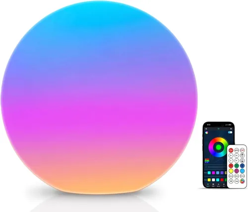 Miniatura 12 de LOFTEK Luces flotantes de piscina de 3 pulgadas, luces de piscina recargables que cambian de color, luz LED impermeable IP65, lámpara de bañera