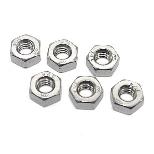 Miniatura 9 de Fullerkreg Tuerca hexagonal inoxidable de 1/4"-20, acero inoxidable 304, acabado brillante, (100 piezas)