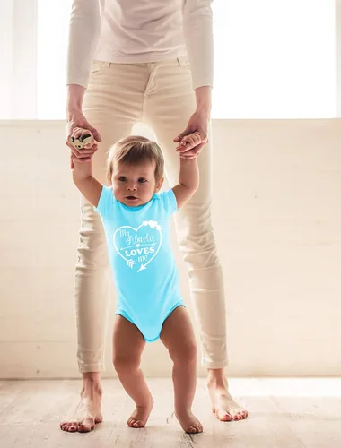 Miniatura 24 de CBTwear My Abuela Loves Me – Ropa de bebé – Divertido traje de bebé para recién nacido para niños y niñas
