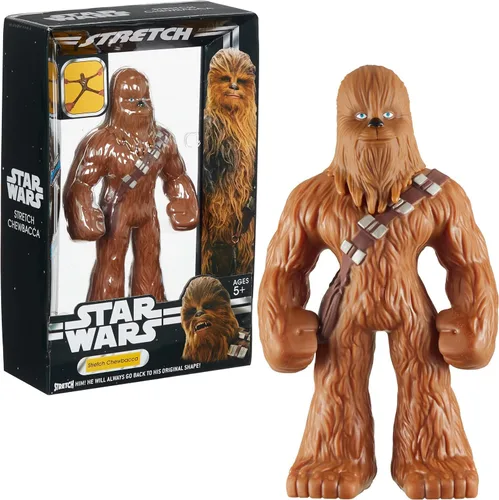 Figura de acción estirable de Star Wars Chewbacca - Artículo de juguete y colección - 1 unidad (Paquete de 1)