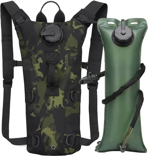 Miniatura 13 de Mochila de hidratación para correr, chaleco ligero con bolsa de mochila de agua de 3 litros, sin BPA para senderismo, maratón, ciclismo