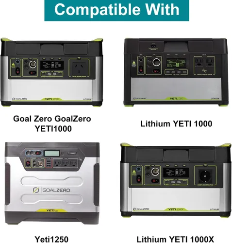 Miniatura 3 de TAIFU Adaptador de CA de 16 V para Goal Zero Yeti 150 200 400 500 1250 Yeti Lithium 400 200X 500X Estación de energía portátil Sherpa 50/100/100AC