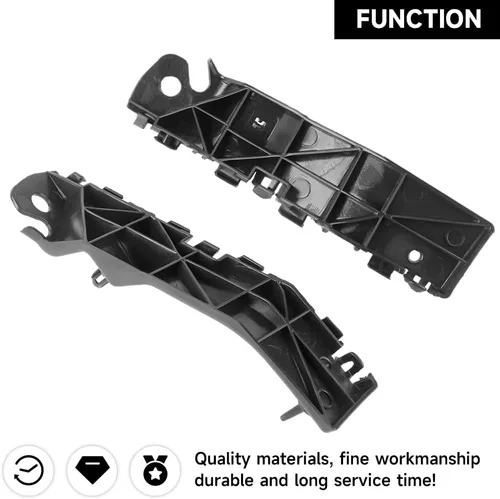 Miniatura 3 de 1 par de soporte de parachoques delantero izquierdo y derecho compatible con Ford Explorer 2011-2015 para Ford Police Interceptor Utility 2013-2015