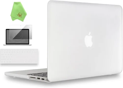 Miniatura 9 de UESWILL Funda rígida mate 3 en 1 compatible con MacBook Pro (Retina, 13 pulgadas, finales de 2012/2013/2014/principios de 2015), modelo A1425 / Negro