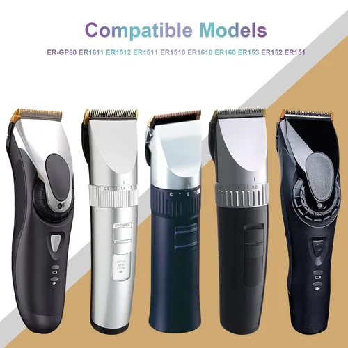 Miniatura 3 de Paquete de 2 cuchillas de repuesto compatibles con Panasonic WER9902, apto para ER-GP80 ER1611 ER1512 ER1511 ER1510 ER1610 ER160 ER153 ER152 ER151