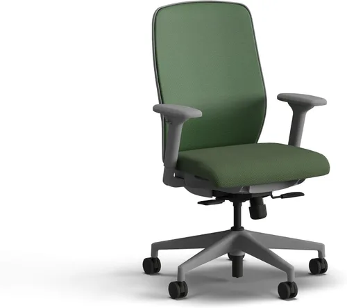 Miniatura 32 de HON Nucleus - Silla de trabajo con control avanzado de inclinación sincronizada, silla de oficina con soporte lumbar, brazos ajustables en altura