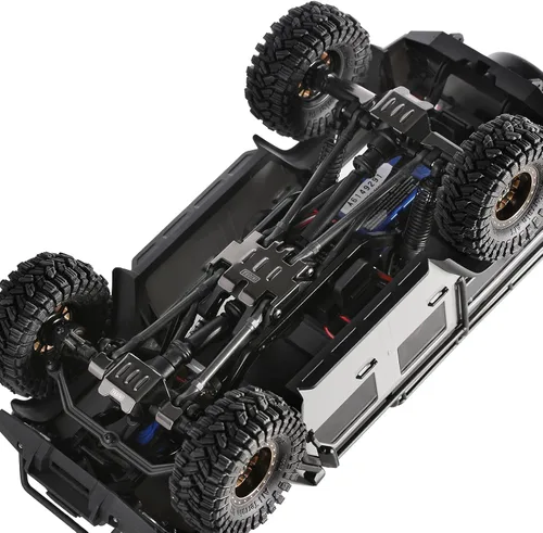 Miniatura 7 de INJORA Protector de chasis de placa deslizante de acero inoxidable para TRX4M Upgrade 1/18 RC Crawler, 0.49 oz