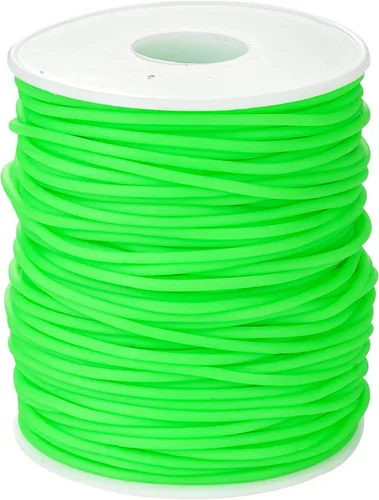 Miniatura 35 de Cable de tubo hueco de goma de 54 yardas, tubo de 0.079 pulgadas, cable de barbero para tejer con agujero de 0.039 pulgadas (0.039 in), protector