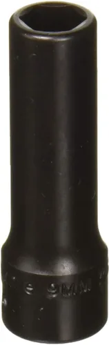 Miniatura 21 de Williams JHW12M-607 SUPERTORQUE - Enchufe de 6 puntos de impacto profundo de 3/8 pulgadas, tamaño de 0.276 in, acabado industrial negro, diseñado