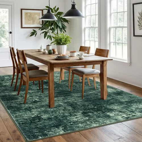 Miniatura 301 de IOHOUZE Alfombra abstracta lavable de 3 x 12 pies para pasillos, antideslizante para cocina, camino de entrada de lana sintética para interiores