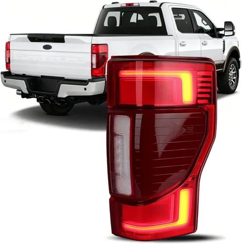 Miniatura 14 de Montaje de luz trasera LED Compatible con Ford F150 Raptor Lariat Limited Platinum King Ranch 2015 2016 2017 Lado del pasajero derecho Luz trasera
