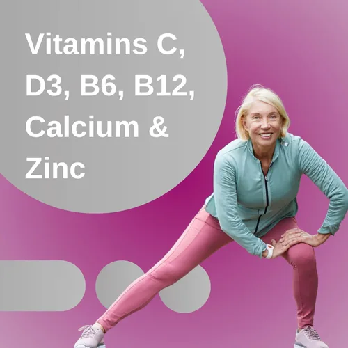Miniatura 2 de Silver Women 50 Plus, multivitamínico, minerales, vitaminas y suplementos, vitaminas para el cabello, piel y uñas, vitamina C, suplemento