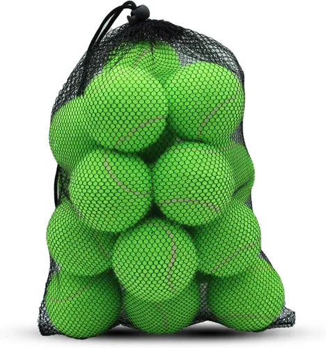 Miniatura 16 de SHYUJAJIE Tennis Balls, 20 Pack Training Tennis Balls,High Elasticity Practice Tennis for Beginner, Exercise Playing Balls for Pet Dog Azul claro
