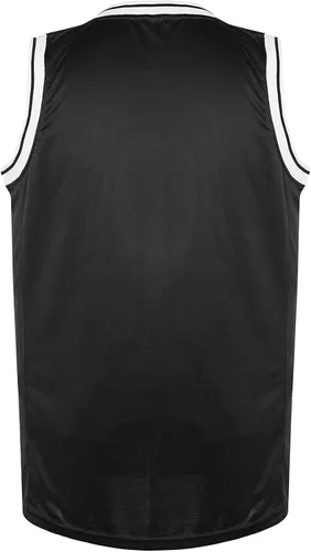 Miniatura 3 de MESOSPERO Camiseta de baloncesto en blanco de los años 90 ropa de hip hop para fiestas camisetas deportivas de malla lisa para hombre S-3XL