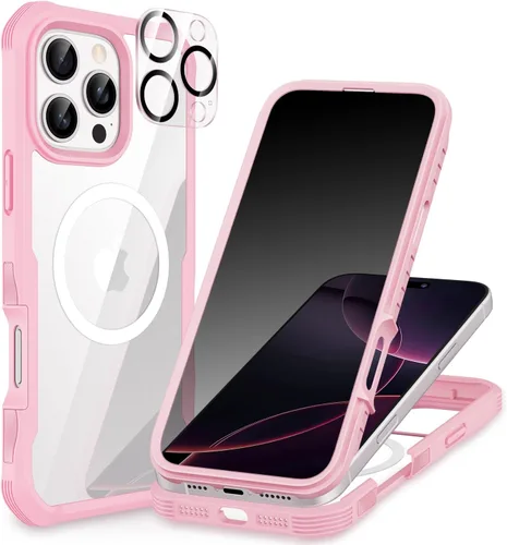 Miniatura 59 de CENHUFO Funda de privacidad para iPhone 11 Pro, funda de cuerpo completo con protector de pantalla de privacidad de vidrio templado 9H integrado