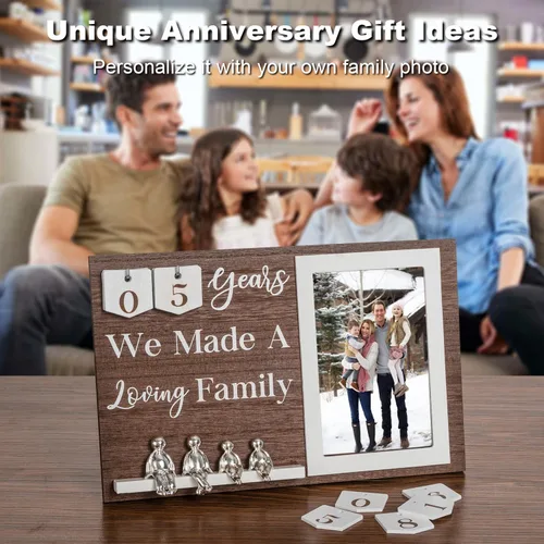Miniatura 5 de Idea de aniversario de boda para esposa, regalos para todos los aniversarios, regalo de lata de 10 años para parejas, él, su marido, esculturas