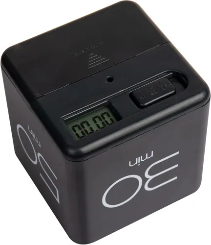 Miniatura 4 de Mind Reader Temporizador de productividad, cuatro ajustes de tiempo, 2 ajustes de volumen, portátil, motivador, sonido cronómetro, versátil, negro