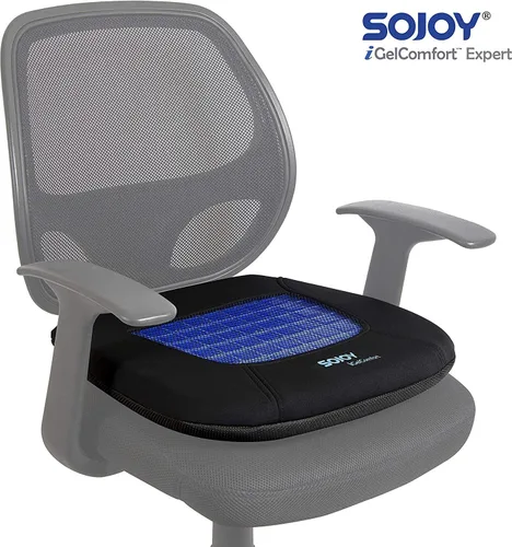 Miniatura 5 de Cojín de gel Sojoy IGelComfort para coxis, ortopédico, Negro
